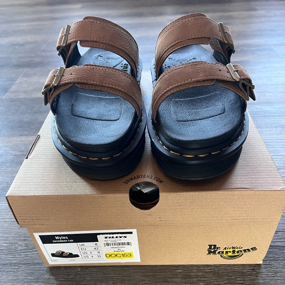 Dr. Martens Tan Myles Sandals - Picture 2 of 8